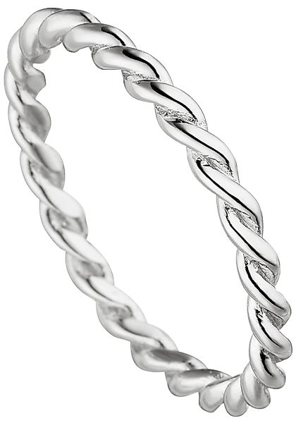 JOBO Fingerring Geflochtener Ring, 925 Silber günstig online kaufen