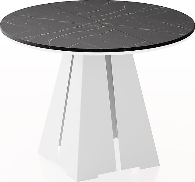 WFL GROUP Esstisch Kova White (moderner günstig online kaufen