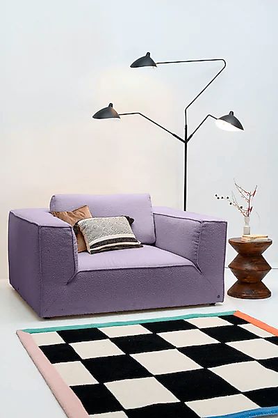 TOM TAILOR HOME Loveseat »BIG CUBE STYLE«, mit bequemen Stegkissen, extra g günstig online kaufen