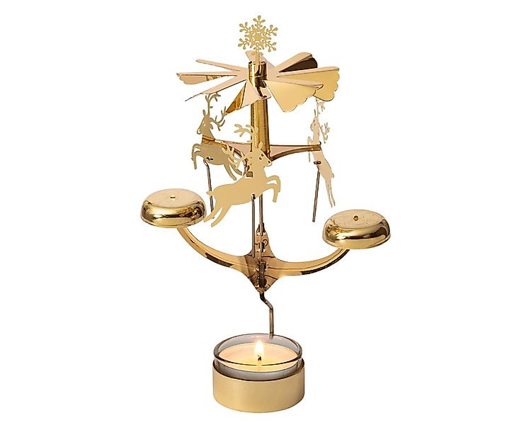 Teelichthalter Teelicht-Karussell Glockenspiel. günstig online kaufen