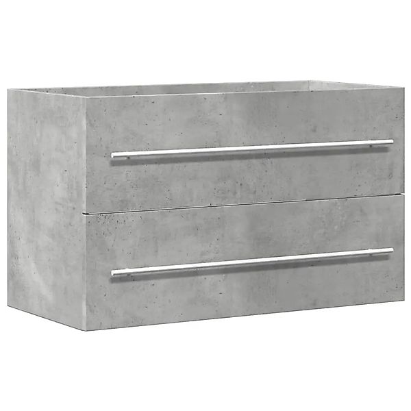vidaXL Waschbeckenunterschrank Beton Grau 80x38,5x48 cm 856228 günstig online kaufen