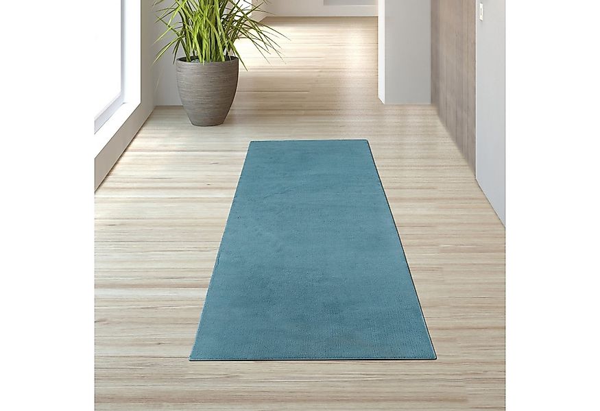 TeppichHome24 Teppich Türkiser Teppich weich dekorativ pflegeleicht für mod günstig online kaufen