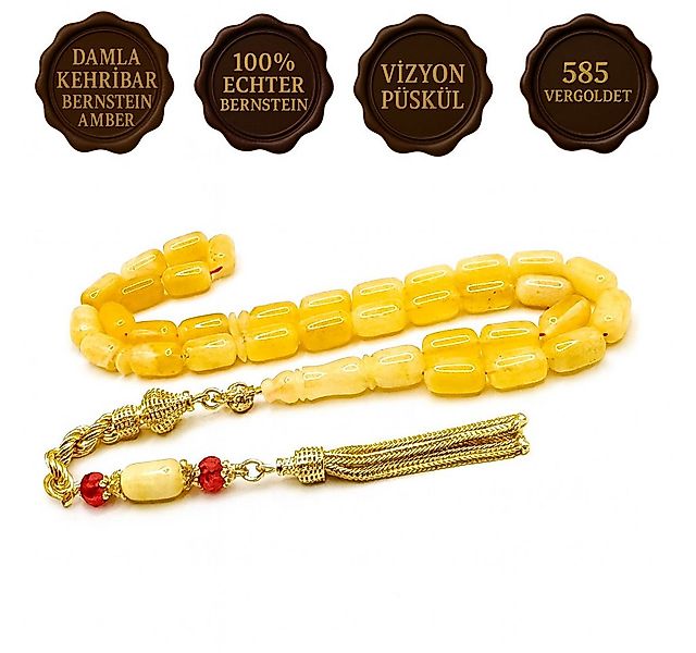 M-Punkt24 Kettenanhänger Tesbih Tespih (18 Gramm Vizyon Püskül 925 Echt Sil günstig online kaufen