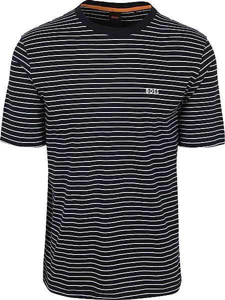 BOSS T-shirt Stripe Navy - Größe XXL günstig online kaufen