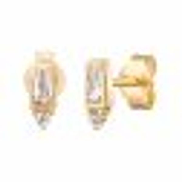 Ohrstecker 925 Sterling Silber vergoldet Zirkonia günstig online kaufen