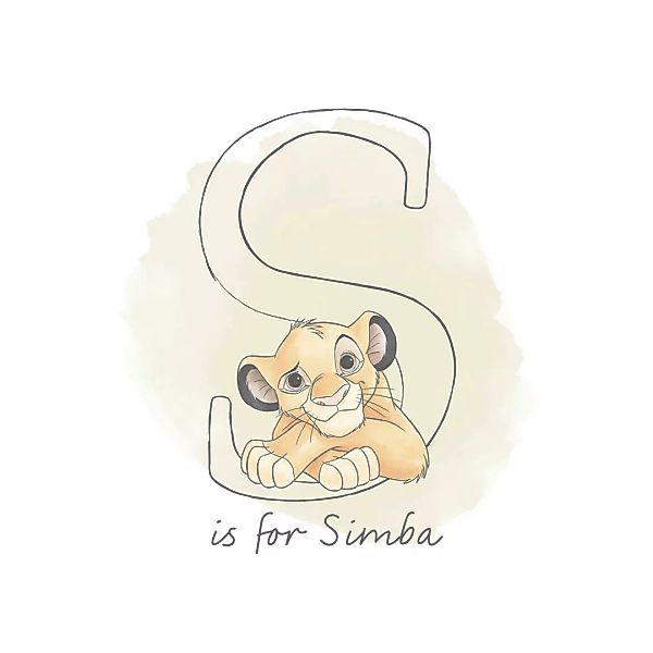 Komar Wandbild S like Simba Disney B/L: ca. 40x50 cm günstig online kaufen
