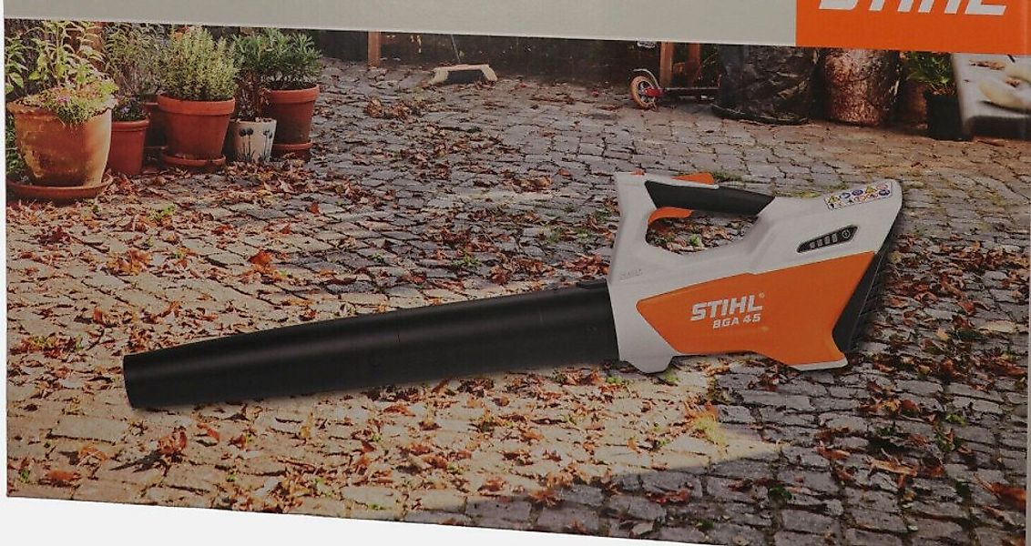 STIHL Akku-Laubbläser AKKU BLASGERÄT BGA 45, (1, 1 St., 1) günstig online kaufen