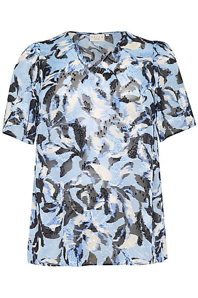 KAFFE Curve Kurzarmbluse Kurzarm-Bluse KCelona Große günstig online kaufen