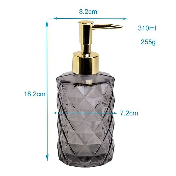 Intirilife Seifenspender, (1-tlg), Handseifenspender aus Glas günstig online kaufen