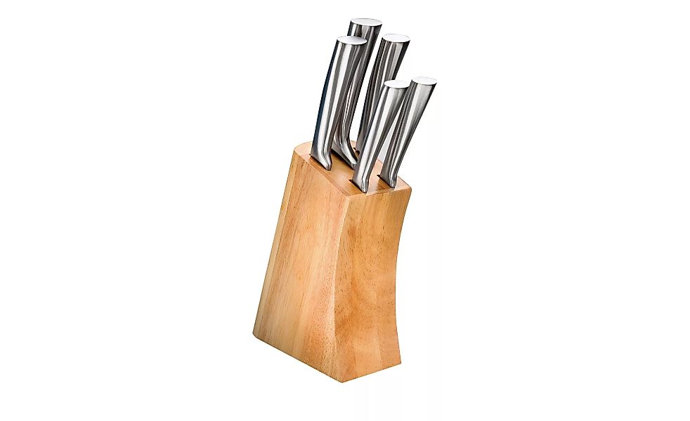 Justinus Messerblock, 6-teilig  New Steel Design ¦ holzfarben ¦ Holz Bestec günstig online kaufen