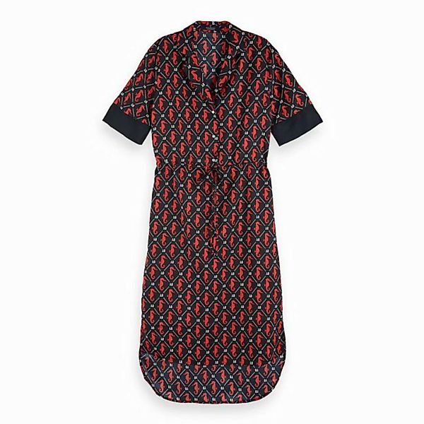 Maison Scotch Jerseykleid Maison Scotch Damen Kleid Printed Dress 153294 günstig online kaufen