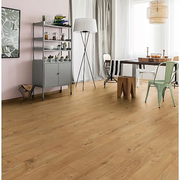 Kronoflooring Binyl Pro Laminat 8 mm Wasserfest Major Oak günstig online kaufen