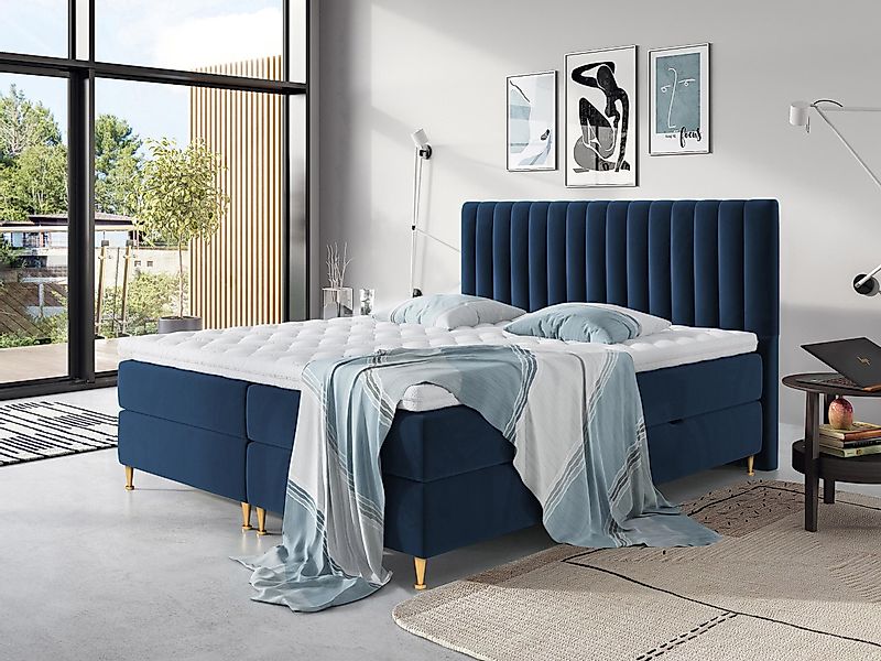 MIRJAN24 Boxspringbett Elegance (Topper, Matratze und günstig online kaufen