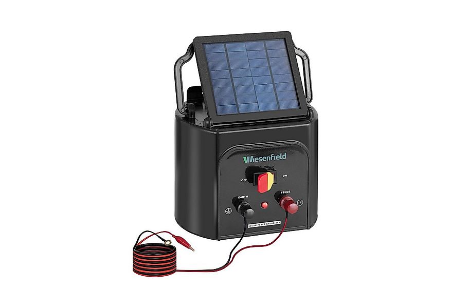 Wiesenfield Weidezaungerät Solar Elektrozaungerät 6V Akku Weidebedarf 15km günstig online kaufen