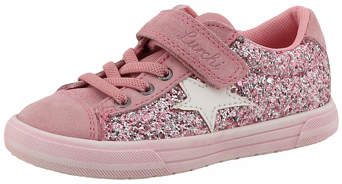 Lurchi Sneaker "Bine" Klettschuh mit Glitzer, Größenschablone zum Download günstig online kaufen
