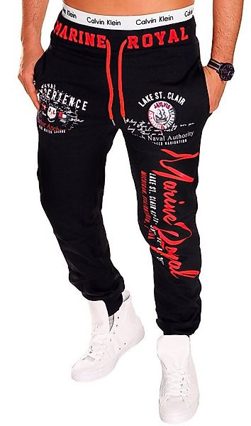 Jaylvis Jogginghose Herren Trainingshose Sport Hose Camouflage Uni Marine R günstig online kaufen