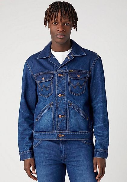 Wrangler Jeansjacke 124MJ mit Ziernähten günstig online kaufen