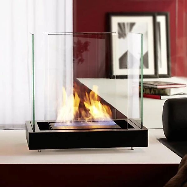 Radius - Top Flame Feuerstelle - schwarz/Stahl gepulvert/BxHxT 50,2x49,5x37 günstig online kaufen