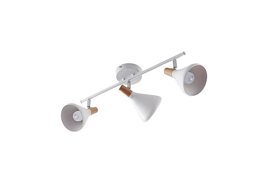 Lindby Deckenstrahler Arina, Metall, Weiß IP20, 3 x 4 W LED günstig online kaufen