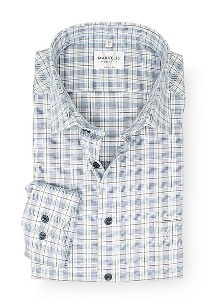 MARVELIS Businesshemd Modern Fit normale, leicht günstig online kaufen