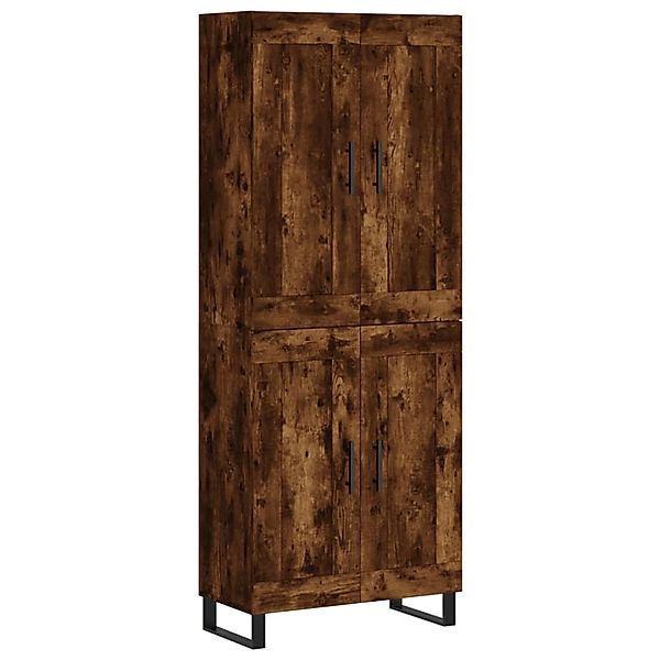 vidaXL Highboard Räuchereiche 69,5x34x180 cm Holzwerkstoff 3199710 günstig online kaufen