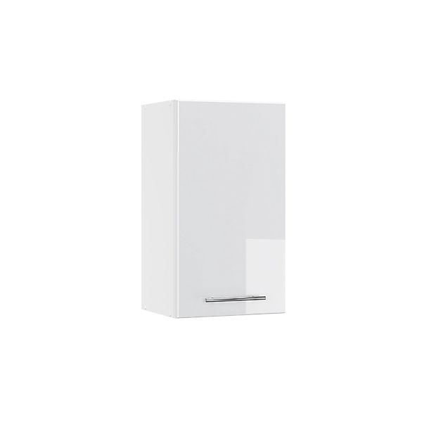 Vicco Badschrank Fame-Line Weiß Hochglanz/Weiß 40 x 72 cm günstig online kaufen