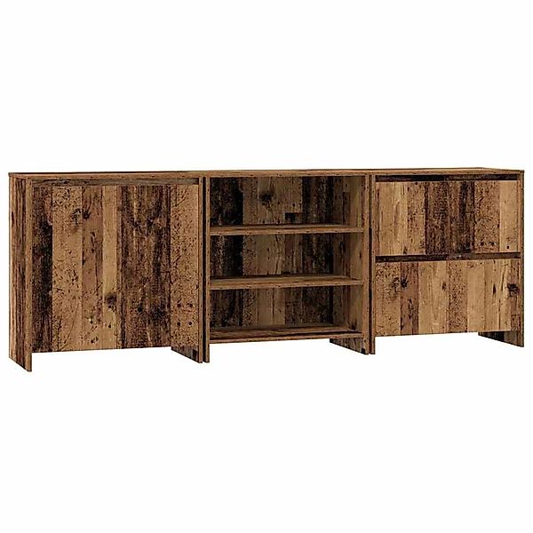 vidaXL Sideboards 3-Tlg Altholz 70 x 41 x 75 cm Holzwerkstoff 3393156 günstig online kaufen