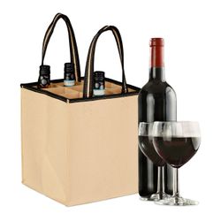 relaxdays Tragetasche Flaschentasche für 9 Flaschen günstig online kaufen