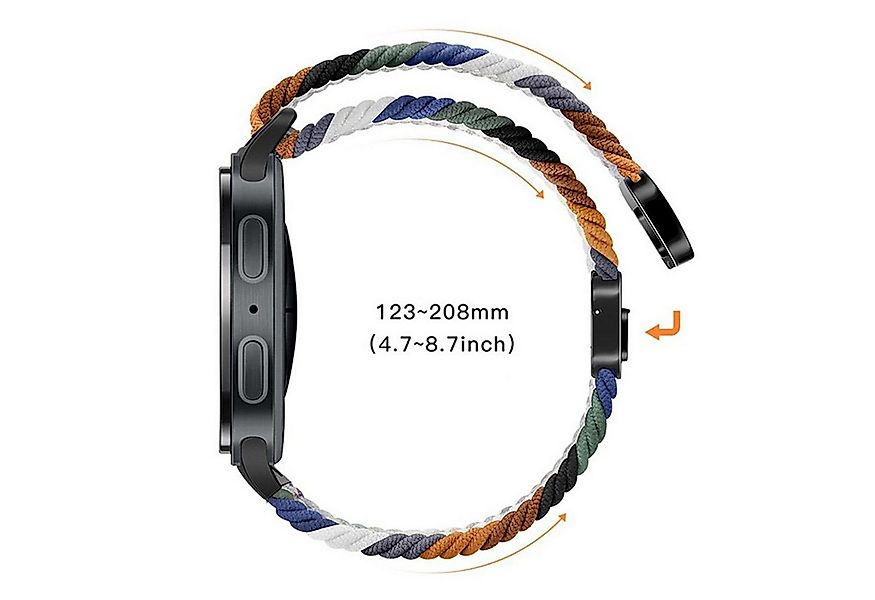 Wigento Smartwatch-Armband Für Samsung Galaxy Watch 8 / 8 Classic Magnetisc günstig online kaufen