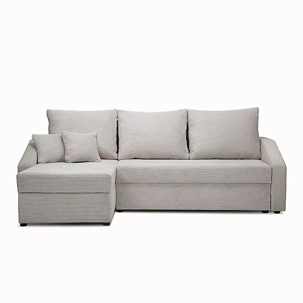 VitaliSpa® Ecksofa Ecksofa, Beige, 224 x günstig online kaufen