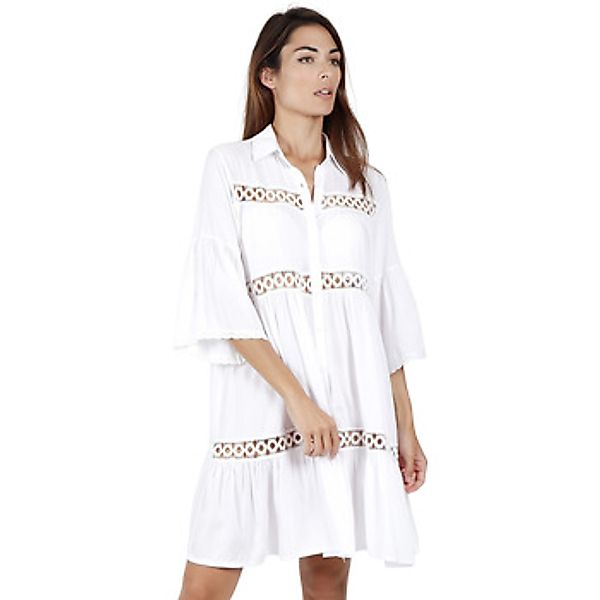 Admas  Kleider Robe chemise à manches évasées femme günstig online kaufen