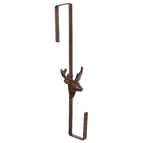 Türkranzhalter Hirsch Haken für Türkranz Haustür Außen Gusseisen Braun günstig online kaufen