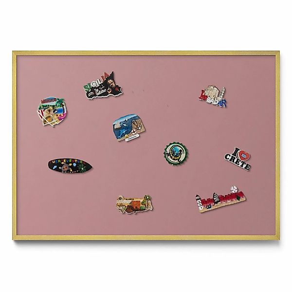 Tulup Magnettafel Magnettafel Dekorativ Bedruckt Pastellrosa Farbe 100x70 c günstig online kaufen