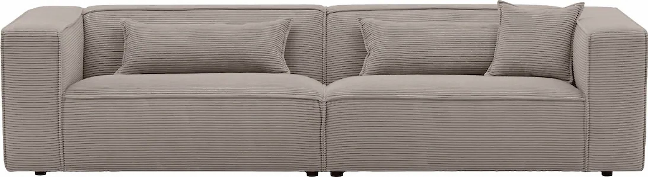 LeGer Home by Lena Gercke 3-Sitzer "PIARA, Couch mit Kedernaht, Sofa in Cor günstig online kaufen