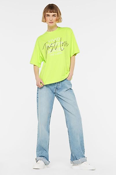 SENSES.THE LABEL Rundhalsshirt aus Baumwolle günstig online kaufen