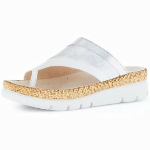 Gabor  Clogs Pantoletten weiss/ice/silber 63.722.20 20 günstig online kaufen