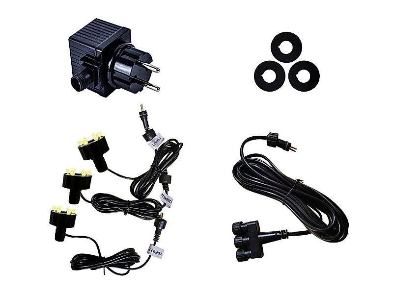 Köhko Gartenbrunnen Köhko komplette Quellsteinbeleuchtung für Springbrunnen günstig online kaufen