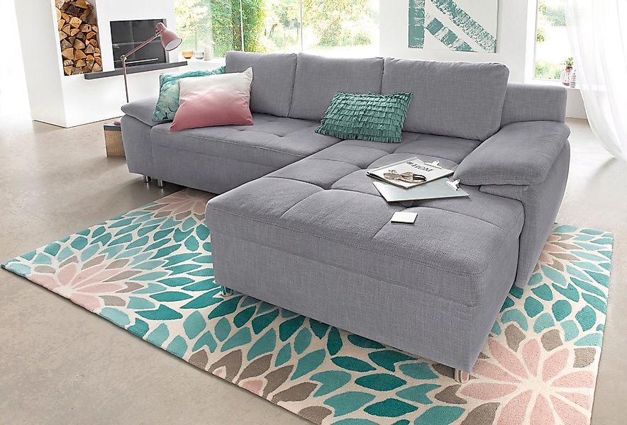 Home affaire Ecksofa "Labene L-Form" wahlweise mit Bettfunktion und Bettkas günstig online kaufen