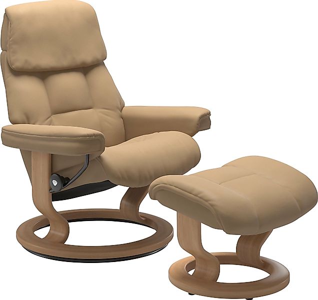 Stressless® Relaxsessel »Ruby« Set, Relaxsessel mit Hocker, mit Classic Bas günstig online kaufen