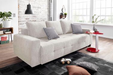 COLLECTION AB Schlafsofa "Bella, B: 241 cm, Liegefl. 142x194 cm" mit Bettfu günstig online kaufen