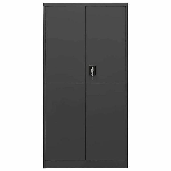 vidaXL Spind Schließfachschrank Anthrazit 90x40x180 cm Stahl günstig online kaufen