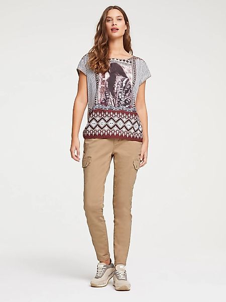 heine Rundhalsshirt "Druck-Shirt", 1 Stk. günstig online kaufen