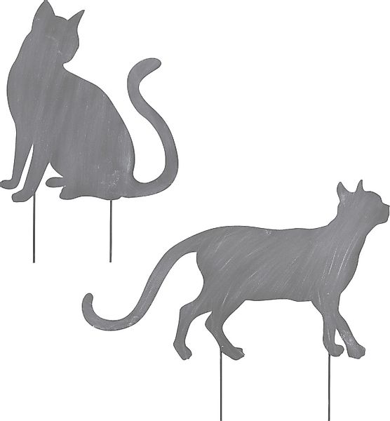 Mica Decorations Gartenfigur Mica Gartenstecker Katze günstig online kaufen