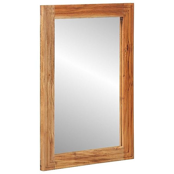 vidaXL Badezimmerspiegelschrank Badezimmerspiegel 50x70x3 cm Massivholz (1- günstig online kaufen
