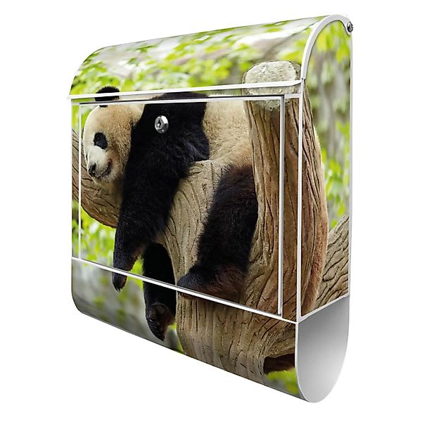 Banjado Design Briefkasten Weiß Pulverbeschichtet 39x47x14cm 2 Schlüssel Mi günstig online kaufen