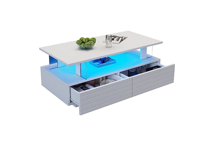 OKWISH Couchtisch mit Aufbewahrungsfunktion (Satztisch, Beistelltisch, 1-St günstig online kaufen