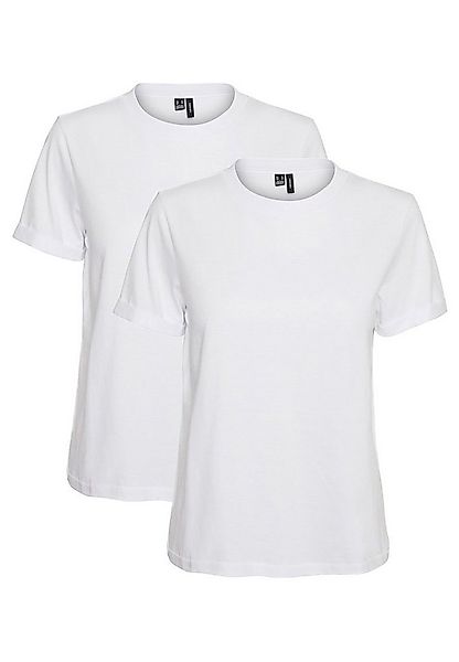 Vero Moda T-Shirt (2-tlg) VMPAULA S/S T-SHIRT NOOS günstig online kaufen