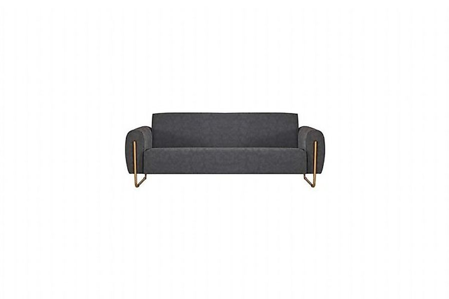 JVmoebel 3-Sitzer Stoffsofa 3-Sitzer Grau Farbe Einfarbig Modern Design Sti günstig online kaufen