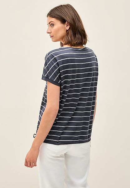 Cecil T-Shirt mit Tunnelzugsaum günstig online kaufen