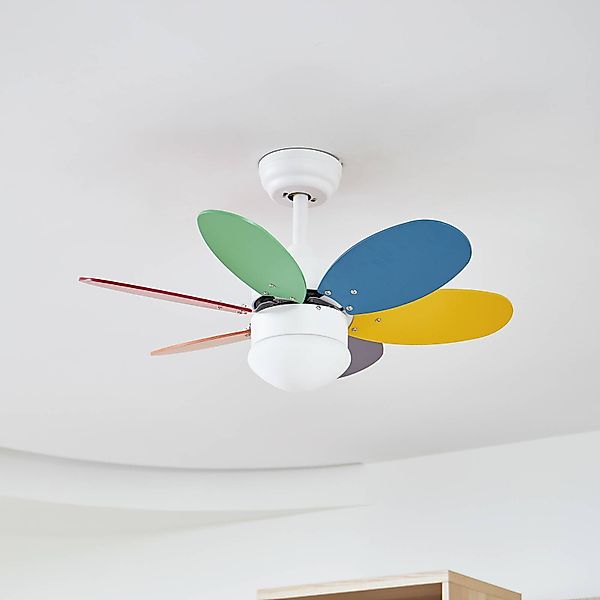 Lindby Deckenventilator mit Licht Litur, leise, Ø 77 cm, E27 günstig online kaufen